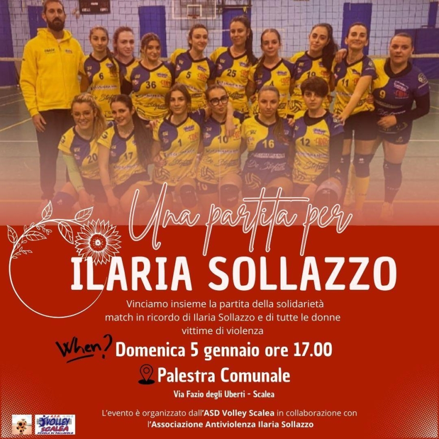 SCALEA. “Una partita per Ilaria Sollazzo”. 