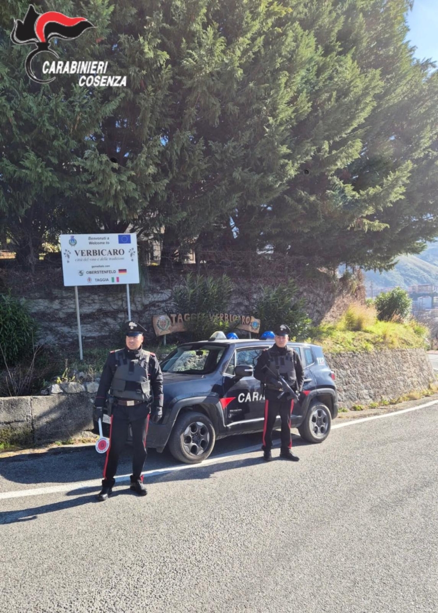 Verbicaro. Un uomo arrestato dai Carabinieri per violazione del provvedimento di divieto di avvicinamento ai luoghi frequentati dalla persona offesa. 